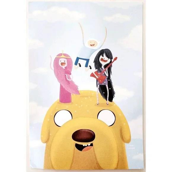 2014 Adventure Time Poster Jake Finn Marceline Nidhi Chanani 16 x 11" DWJJ8 - Picture 2 of 2